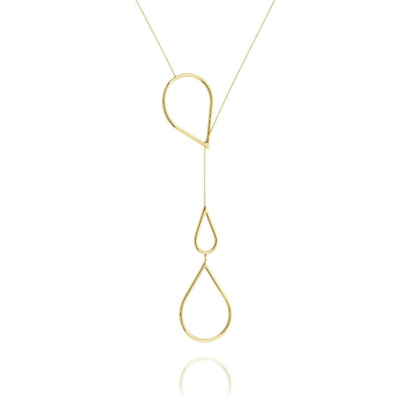 Κολιέ Aurum από χρυσό 18Κ (γραβάτα)
