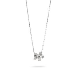 Κολιέ Diamonds από λευκό χρυσό 18Κ με διαμάντια μπριγιάν