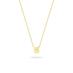 Κολιέ Symbols Love από χρυσό 18K