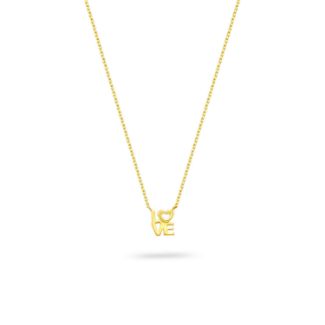 Κολιέ Symbols Love από χρυσό 18K