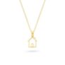 Μενταγιόν Symbols Happy House από χρυσό 18K