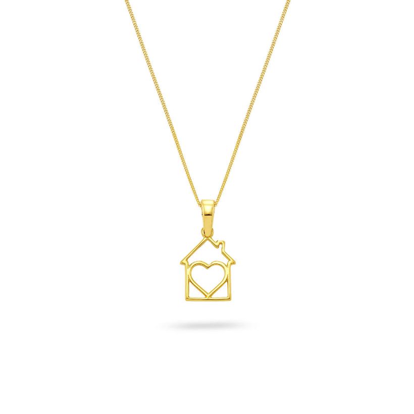 Μενταγιόν Symbols House of Love από χρυσό 18K
