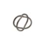 Δαχτυλίδι midi από μαύρο επιροδιωμένο ασήμι 925°
