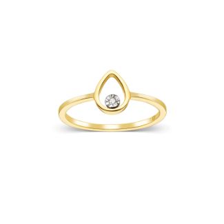 Δαχτυλίδι Diamonds από χρυσό 18K με διαμάντι μπριγιάν