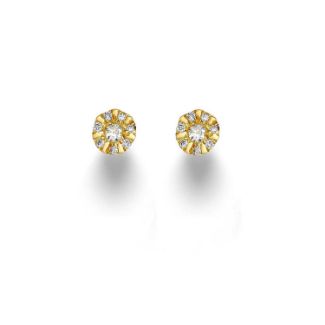 Σκουλαρίκια Diamonds από χρυσό 18K με διαμάντια μπριγιάν