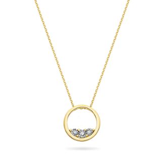 Κολιέ Diamonds από χρυσό 18K με διαμάντια μπριγιάν