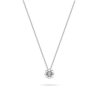 Κολιέ Diamonds από λευκό χρυσό 18K με διαμάντι μπριγιάν