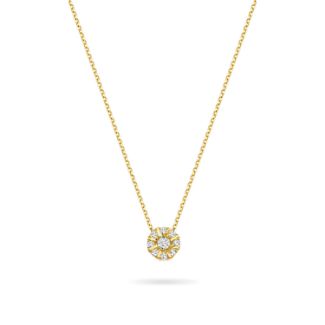 Κολιέ Diamonds από χρυσό 18K με διαμάντια μπριγιάν