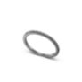 Δαχτυλίδι μισόβερο σειρέ Reflections από μαύρο επιροδιωμένο ασήμι 925° με ζιργκόν