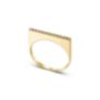 Δαχτυλίδι Aurum από χρυσό 14Κ με ζιργκόν