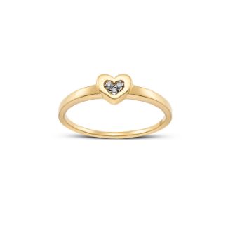 Δαχτυλίδι LiLaLove από χρυσό 18K με διαμάντια μπριγιάν