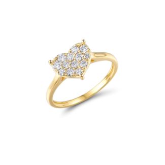 Δαχτυλίδι LiLaLove από χρυσό 18K και διαμάντια μπριγιάν