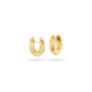 Σκουλαρίκια κρίκοι Aurum από χρυσό 18K