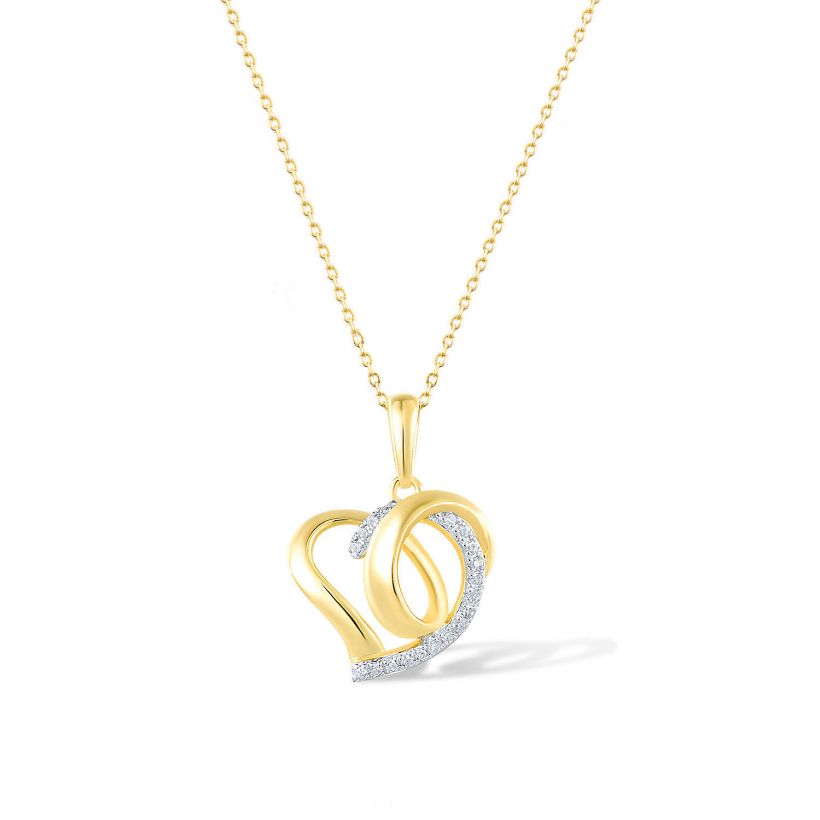 Μενταγιόν LiLaLove από χρυσό 18K με διαμάντια μπριγιάν