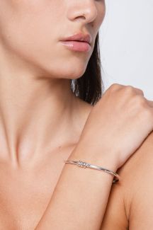Βραχιόλι Reflections σταθερό από επιροδιωμένο ασήμι 925°