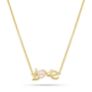 Κολιέ Pearls ''Love'' από επιχρυσωμένο ασήμι 925° με freshwater pearl
