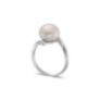 Δαχτυλίδι Pearls από επιροδιωμένο ασήμι 925° με freshwater pearl