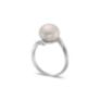 Δαχτυλίδι Pearls από επιροδιωμένο ασήμι 925° με freshwater pearl