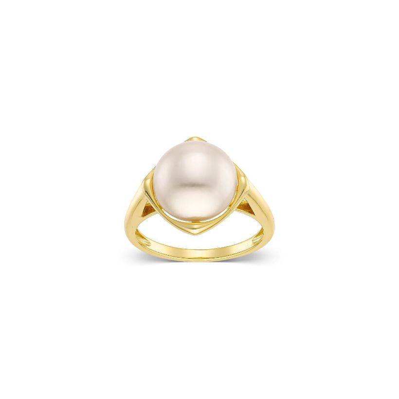 Δαχτυλίδι Pearls από επιχρυσωμένο ασήμι 925° με freshwater pearl