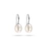Σκουλαρίκια Pearls από λευκό χρυσό 18K με freshwater pearls