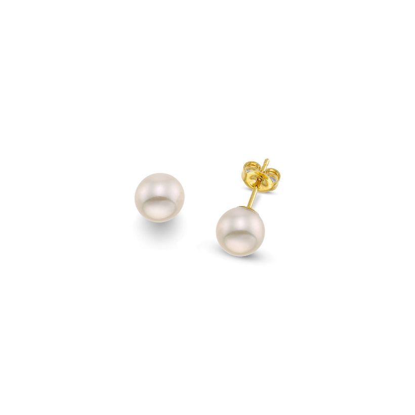 Σκουλαρίκια Pearls από χρυσό 14K με freshwater pearls