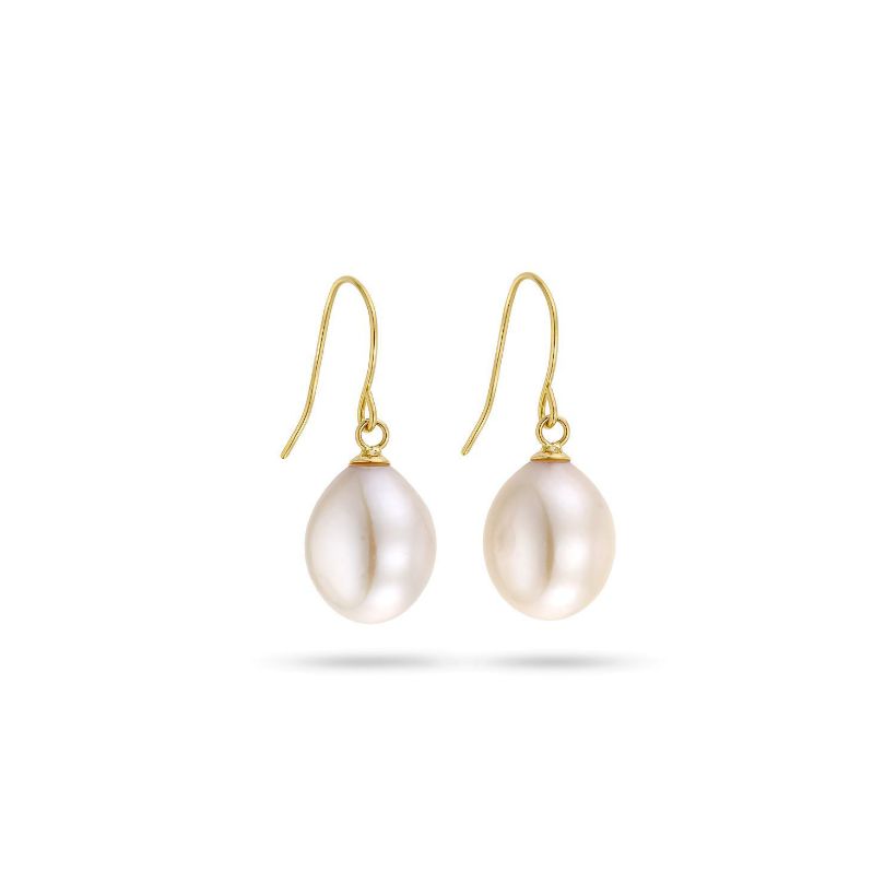 Σκουλαρίκια Pearls από χρυσό 18K με freshwater pearls