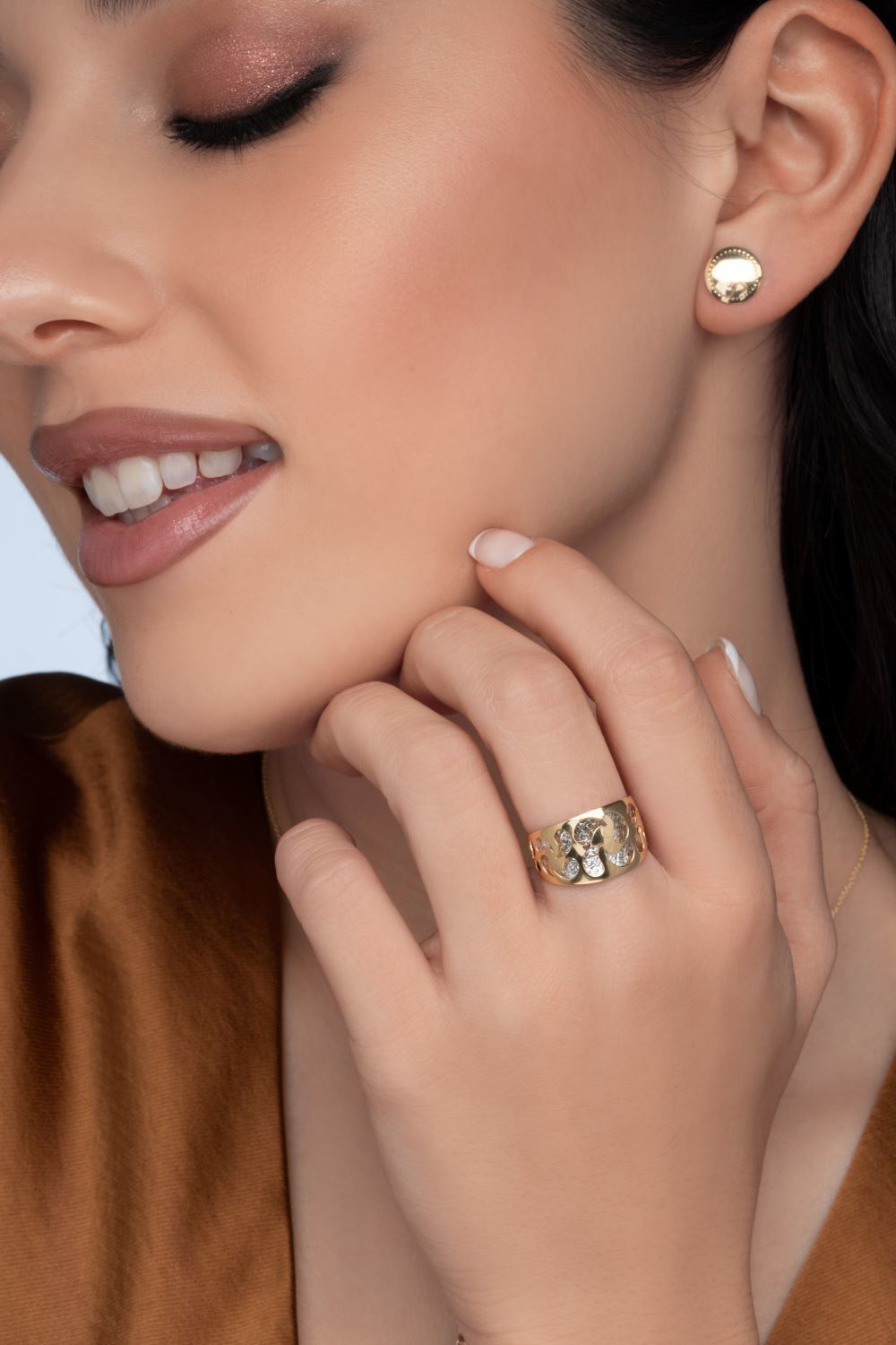 Δαχτυλίδι Arabesque από χρυσό και λευκό χρυσό 18K