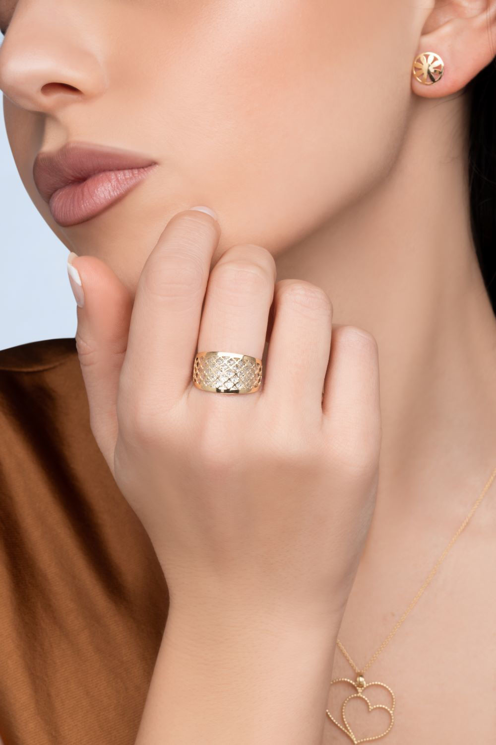 Δαχτυλίδι Arabesque από χρυσό και λευκό χρυσό 18K