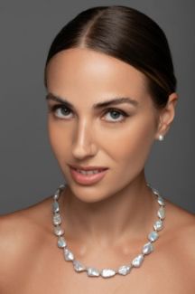 Κολιέ Pearls από χρυσό 14K με freshwater pearls