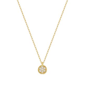 Κολιέ Diamonds από χρυσό 18K με διαμάντια μπριγιάν 