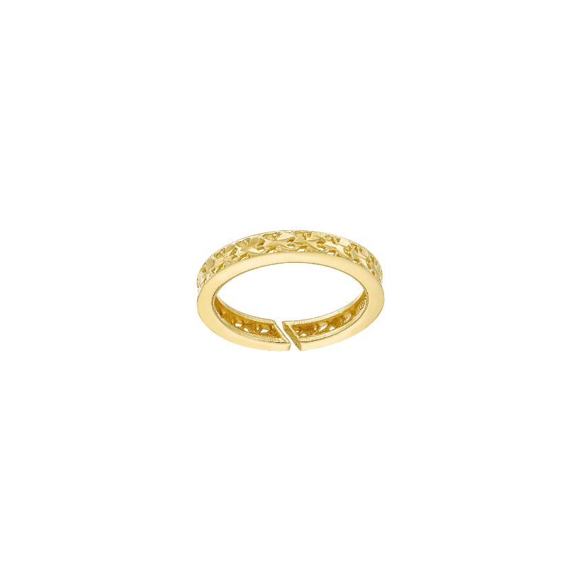 Δαχτυλίδι Artisanal από επιχρυσωμένο ασήμι 925°
