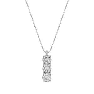 Κολιέ Diamonds από λευκό χρυσό 18K με διαμάντια μπριγιάν