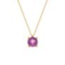 Κολιέ Gems από χρυσό 14K με αμέθυστο