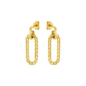 Σκουλαρίκια Aurum από χρυσό 18K