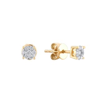 Σκουλαρίκια Diamonds από χρυσό 18K με διαμάντια μπριγιάν 