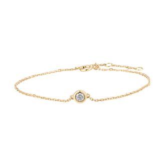 Βραχιόλι Diamonds από χρυσό 18K με διαμάντι μπριγιάν 