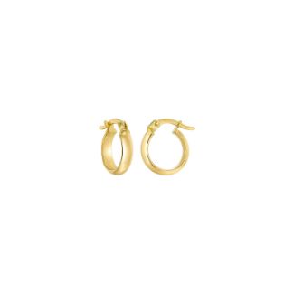 Σκουλαρίκια κρίκοι Aurum από χρυσό 18K