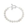 Βραχιόλι Pearls από επιροδιωμένο ασήμι 925° με freshwater pearls