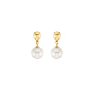 Σκουλαρίκια Pearls από χρυσό 18K με freshwater pearls