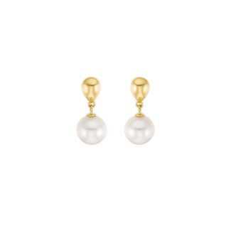 Σκουλαρίκια Pearls από χρυσό 18K με freshwater pearls