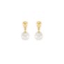Σκουλαρίκια Pearls από χρυσό 18K με freshwater pearls