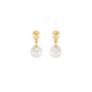 Σκουλαρίκια Pearls από χρυσό 18K με freshwater pearls