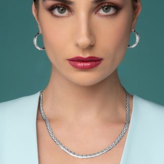 	Κολιέ Skin από επιροδιωμένο ασήμι 925°