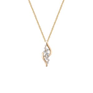 Μενταγιόν Diamonds από χρυσό 18K με διαμάντια μπριγιάν