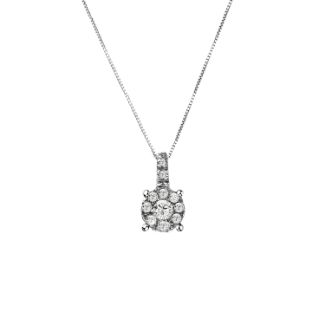 Κολιέ Diamonds από λευκό χρυσό 18K και διαμάντια μπριγιάν