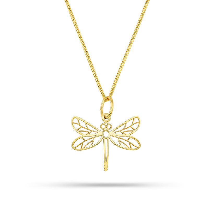 Κολιέ Symbols Λιβελούλα επιχρυσωμένο ασήμι 925°