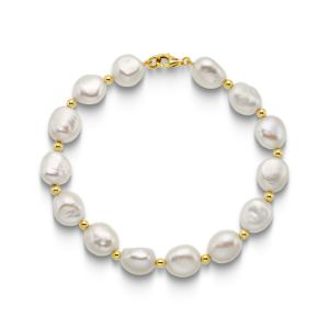 Βραχιόλι Pearls από χρυσό 14K με freshwater pearls