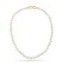 Κολιέ Pearls από χρυσό 9K με freshwater pearls με κούμπωμα το άπειρο