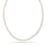 Κολιέ Pearls από χρυσό 9K με freshwater pearls με κούμπωμα το άπειρο