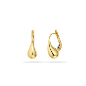 Σκουλαρίκια κρίκοι Aurum από χρυσό 18K